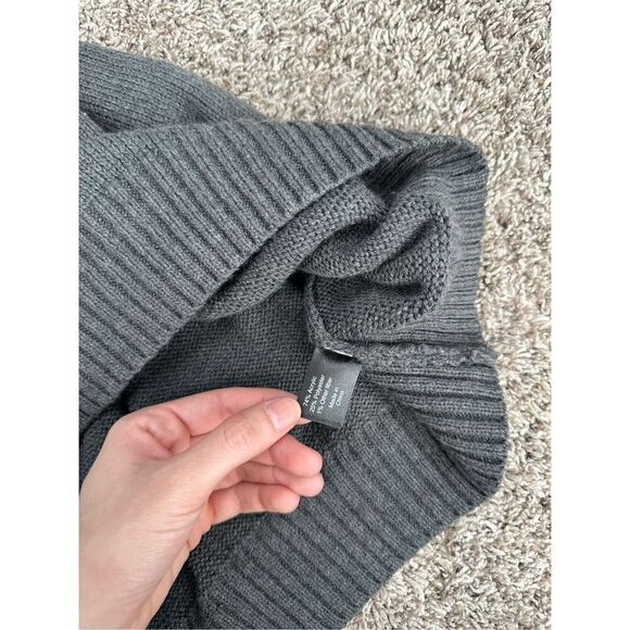 Lane Bryant Turtleneck Fair Isle Sweater Dress Gray Pink Aztec Plus Size 26/28 - Picture 5 of 12